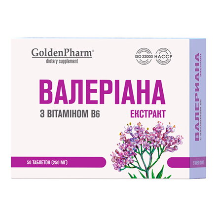 Valeriana s vitamínom B - extrakt - 50kaps. UA