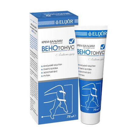 "Venotonus"-  krém-balzam na gélovej báze – na žily a cievy    75 ml
