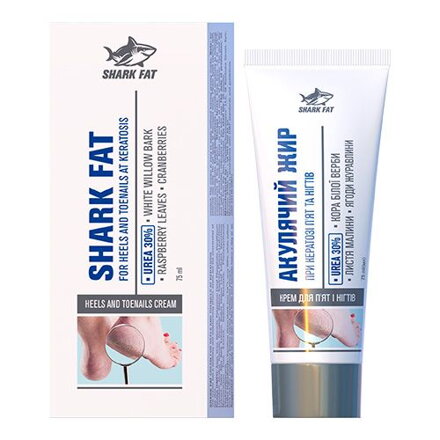 Krém -žraločí tuk" - stvrdnutá päta , nechty 75ml UA