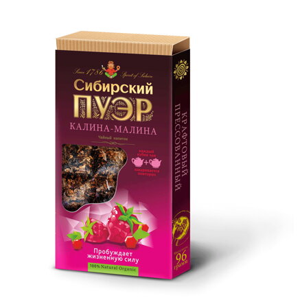 Sibírsky Pu-erh a kalina - malina 96g