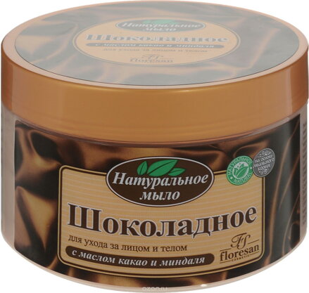 Čokoládové mydlo na telo a vlasy 450ml