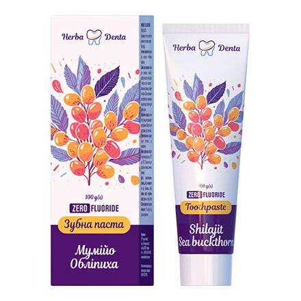 Zubná pasta /bez fluoru/ - mumio, rakytník 100 g