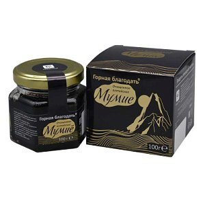 Mumio - očistené altajské v prirodzenej "tekutej forme" 100g (SKLO)