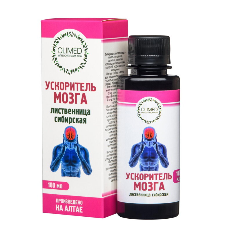 Sibírsky smrekovec "Olimed" - posilnenie mozgu 100 ml