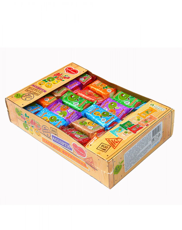 "Pastiluška" Ovocné pastilky, rôzne druhy 800 g