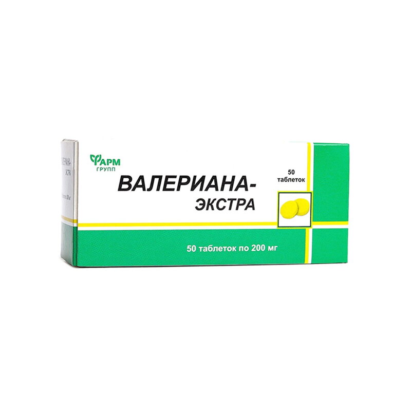Valeriana extra - 200mg 50 tab. Valeriana extra - 200mg 50 tab.