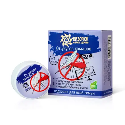 Balzam proti komárom -  5 ml, "Bizorjuk"