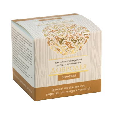 Kozmetický krém "Dobrodeja" - orechový 25 ml