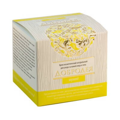 Kozmetický krém "Dobrodeja" - mumio  30 ml